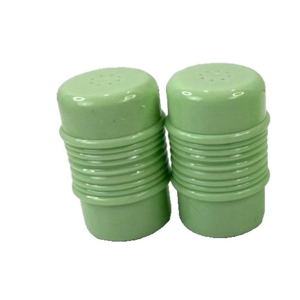 Rubbermaid Melamine Ribbed Salt & Pepper Shakers Seafoam/Mint Green - 2 Avail.
